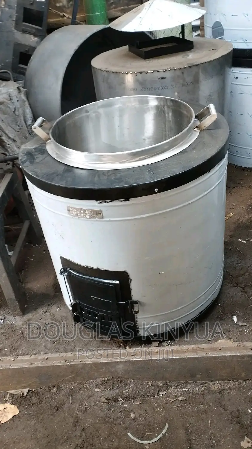 School Boiler Stainless Steel 50ltrs Energy Saving Jiko.