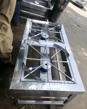 Commercial Gas Cooker Two Burners. - main view