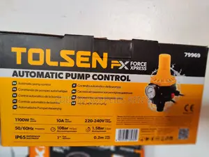 Tolsen Automatic Pump Control With Gauge Premium Heavy Duty