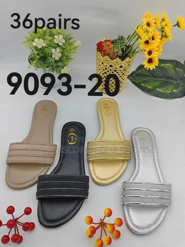 Classy Ladies Flat Open Maternity Friendly Shoes