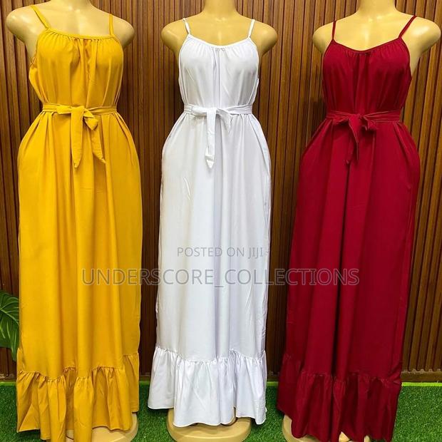 High-End Ladies Maxi Spaghetti Dresses - thumbnail 2