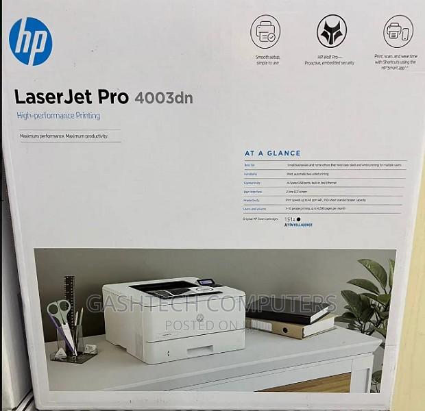 HP Laserjet Pro 4003dn Printer, Print - Ethernet and USB - main view