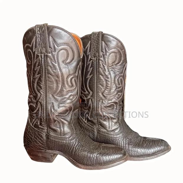 Pure Leather Cowboy Shoes - thumbnail 2