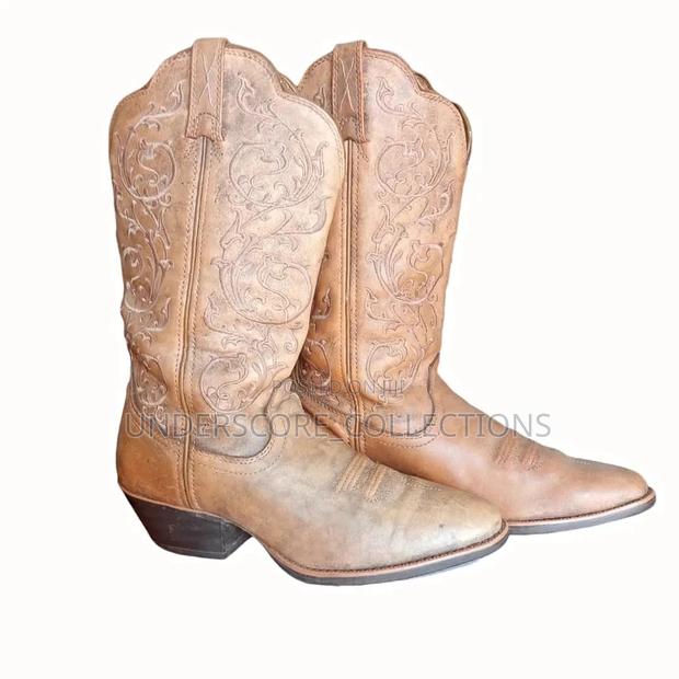 Pure Leather Cowboy Shoes - thumbnail 9