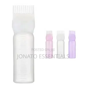 Hair Dye or Oil Dispensing Bottle With Applicator