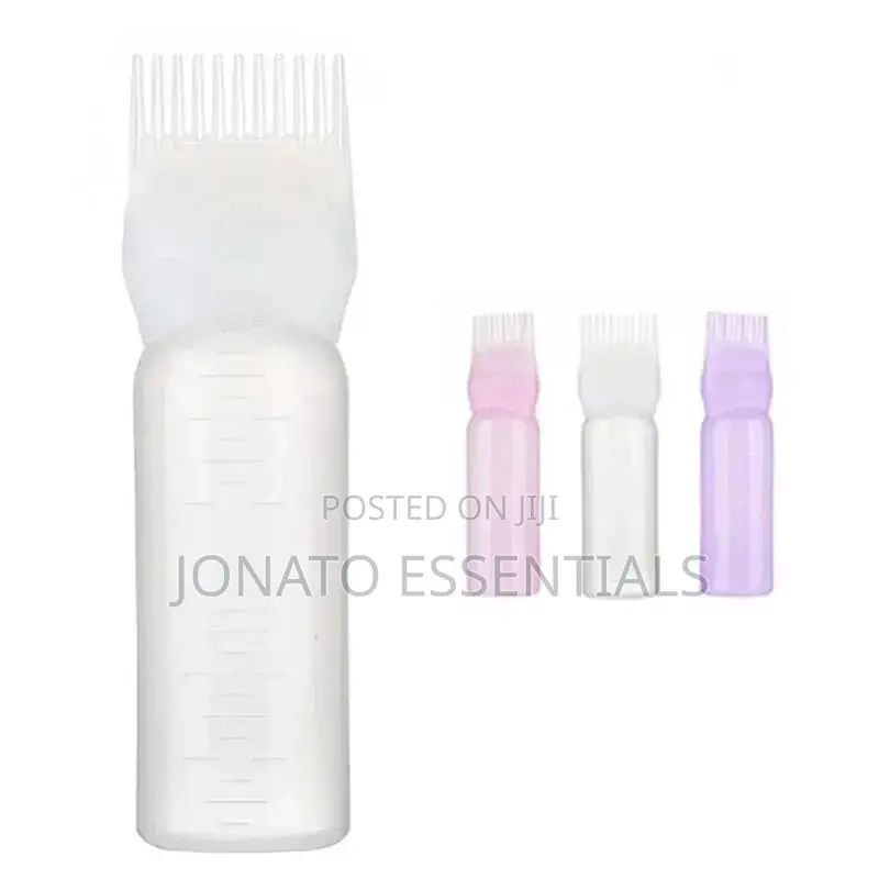 Hair Dye or Oil Dispensing Bottle With Applicator