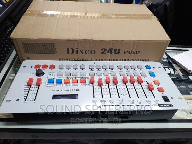 Disco 240 DMX 512 Show Light Controller - main view