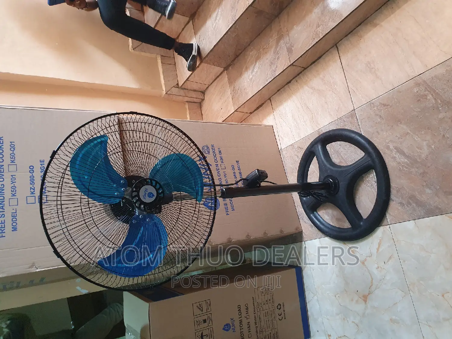 Nunix 18 Inches 3 Blades Wall Fan 