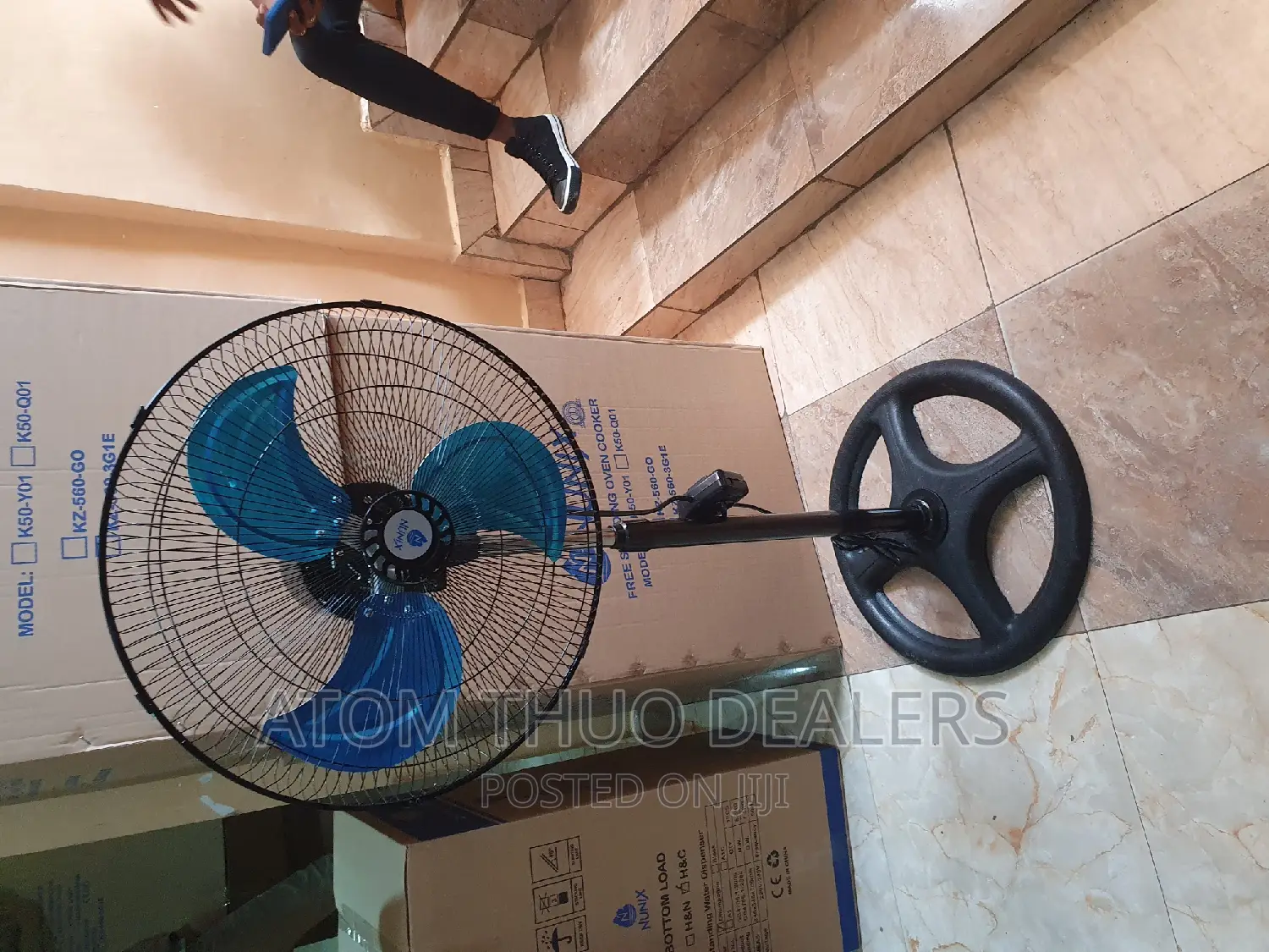 Nunix 18 Inches 3 Blades Wall Fan 