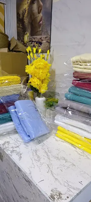 6 in 1 Cotton Stripped Bedsheets 7 by 8