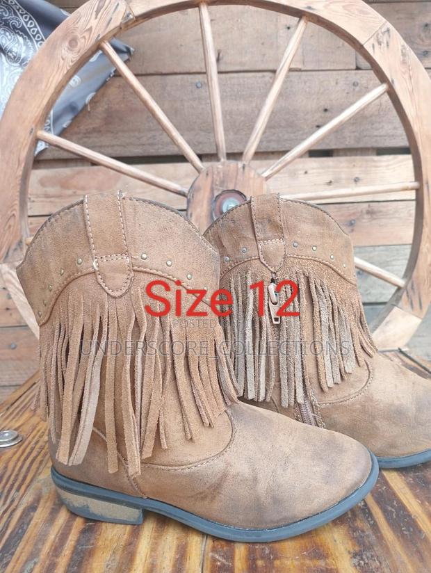 High-End Kids Cowboy Leather Shoes - thumbnail 11