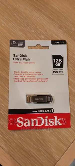 Original New 126gb Metallic Casing Flash Drive.