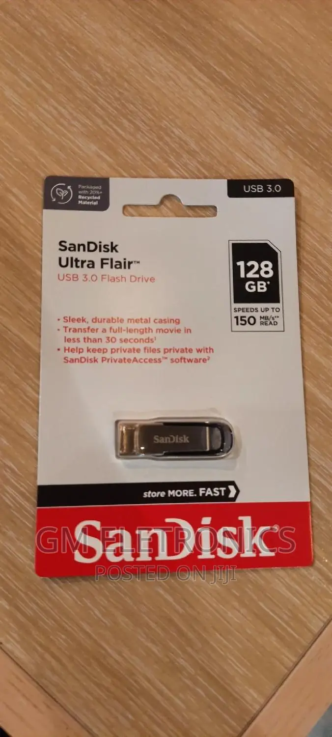 Original New 126gb Metallic Casing Flash Drive.