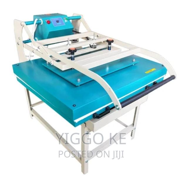 Quality 80cmx100cm Ao Size Flatbed Heat Press Machine - main view