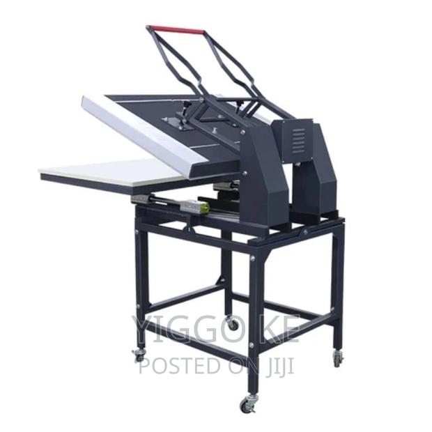 High Quality 80cm X100 Cm Ao Size Flatbed Heat Press Machine - thumbnail 3