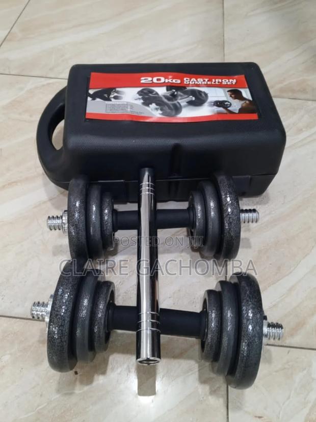 New 20 Kg Dumbbell Set - thumbnail 3