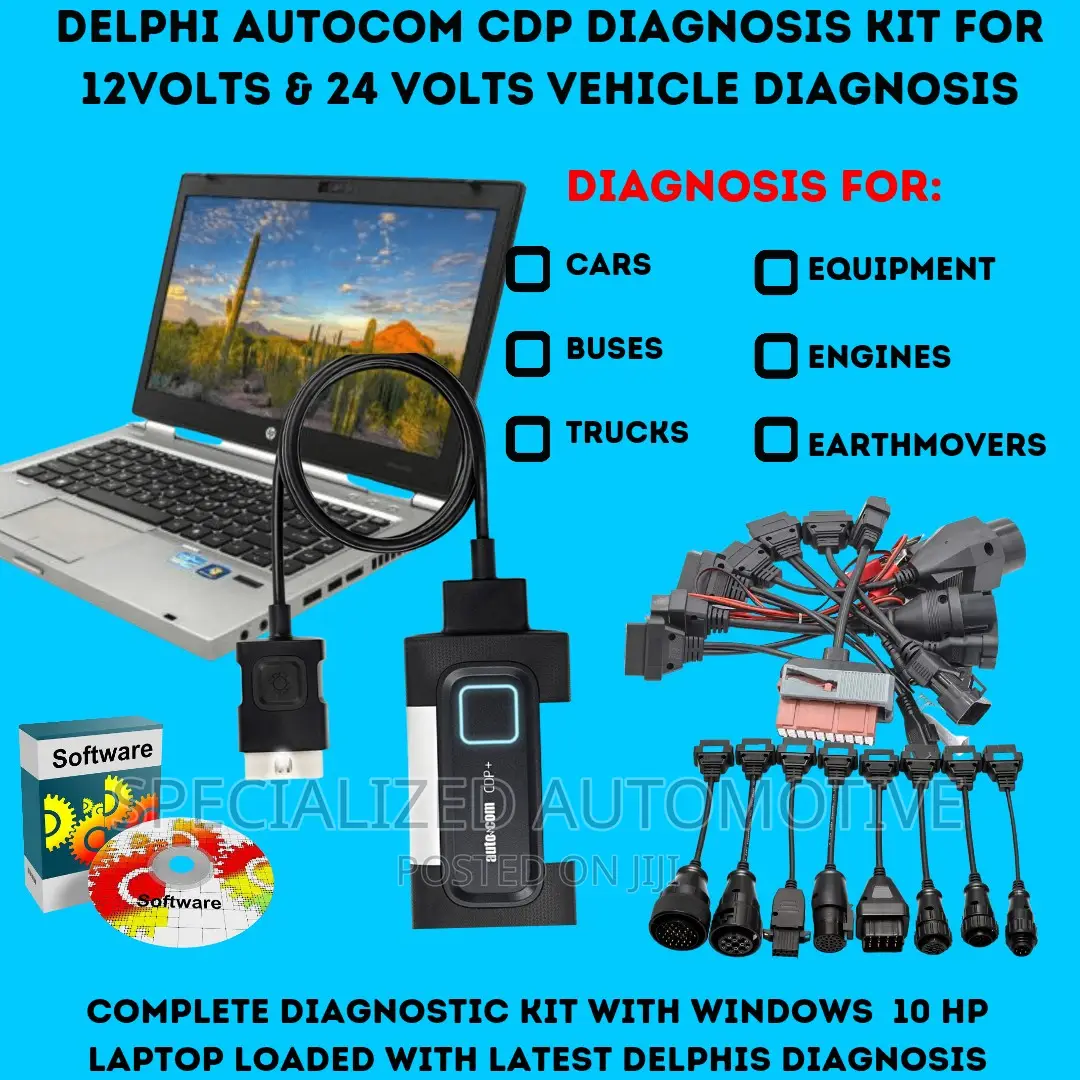 Delphi Autocom Cdp+ Car Diagnosis Vci - 12 v 24 v PC Based