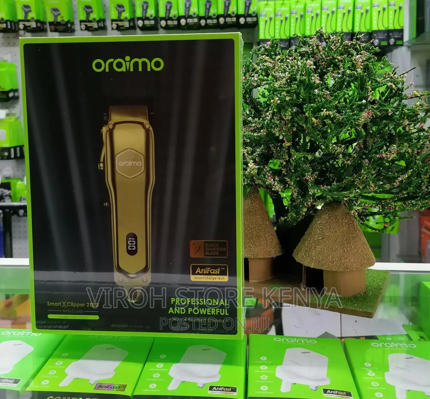 Oraimo Smart Clipper Pro Gold Cordless Shaving Machine