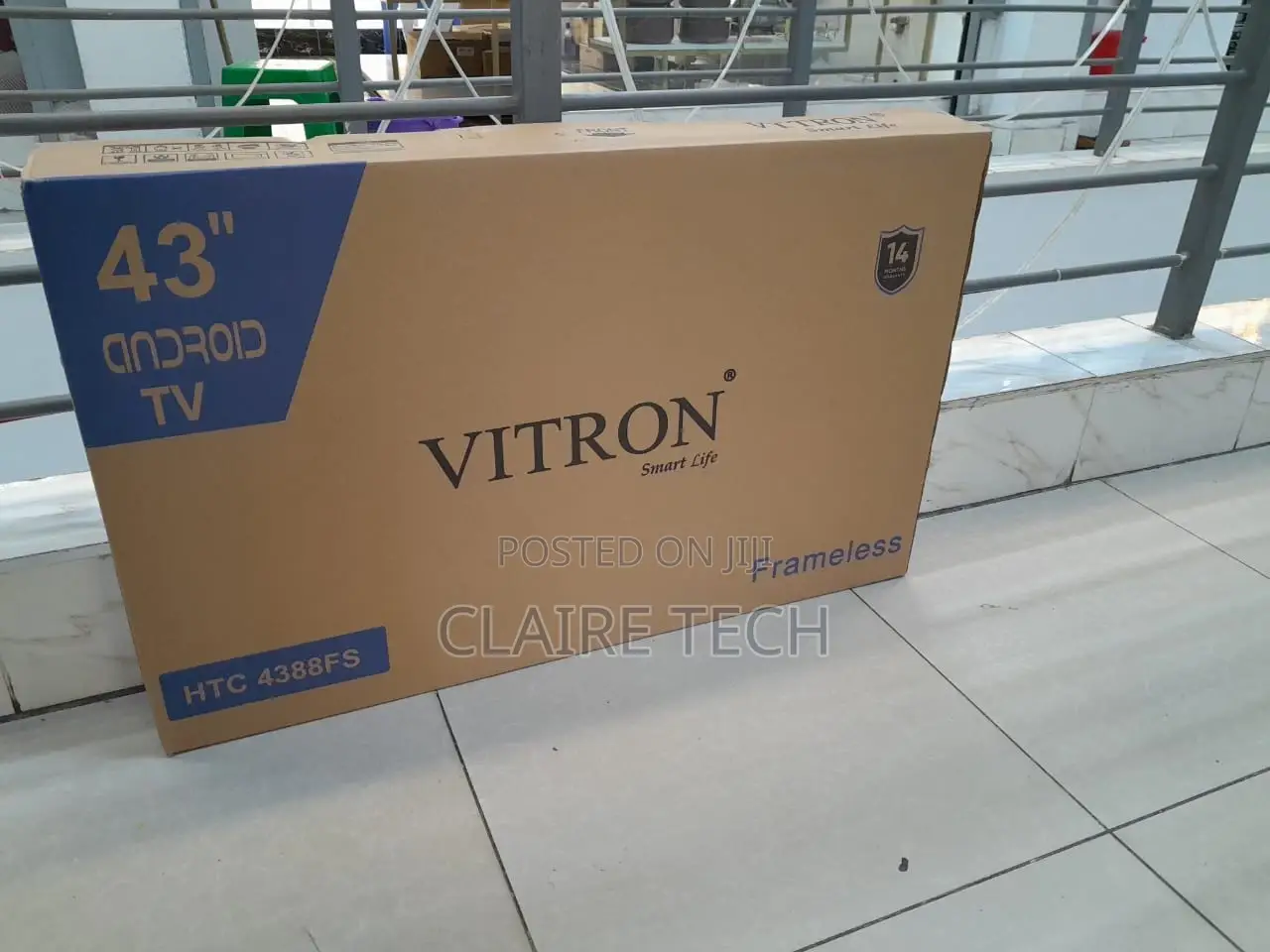 Vitron 43 Inches Vitron Smart Android Flameless Tv.
