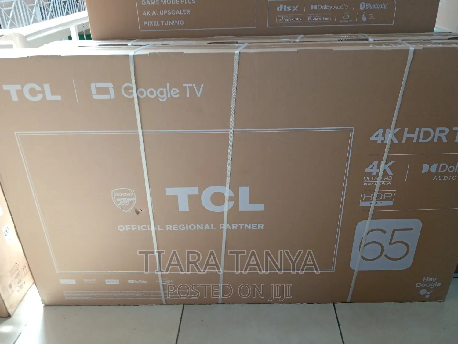 TCL 65′′ B6n HDR Smart Google Frameless Tv 65v6b