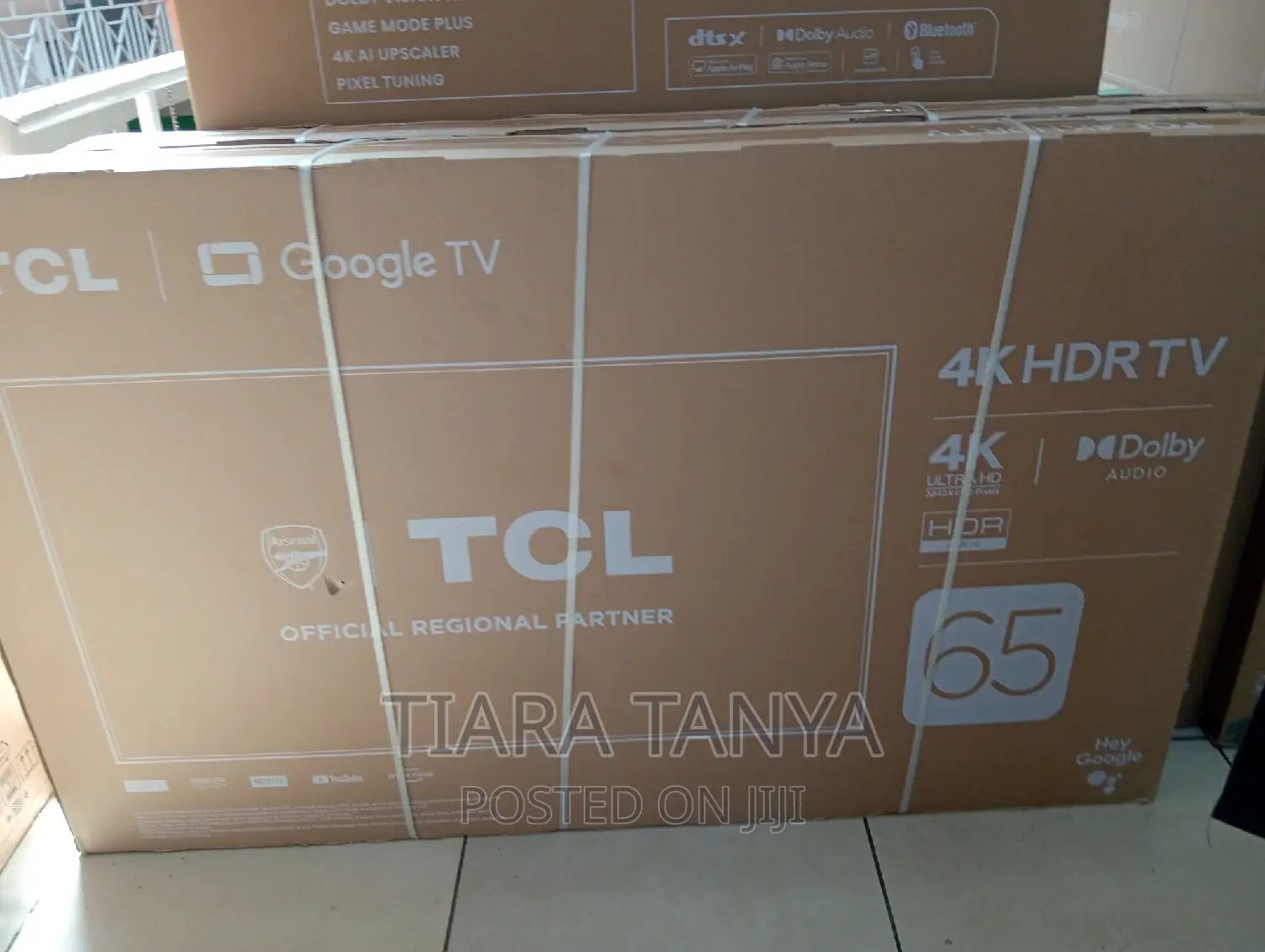 TCL 65′′ B6n HDR Smart Google Frameless Tv 65v6b