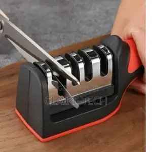 Black Red Knife Sharpener