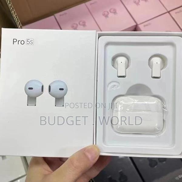 White Airpod Pro 5s - main view