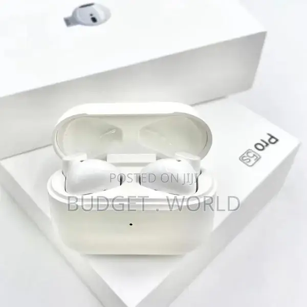 Pro 5s Short and Portable Earpods Black and White