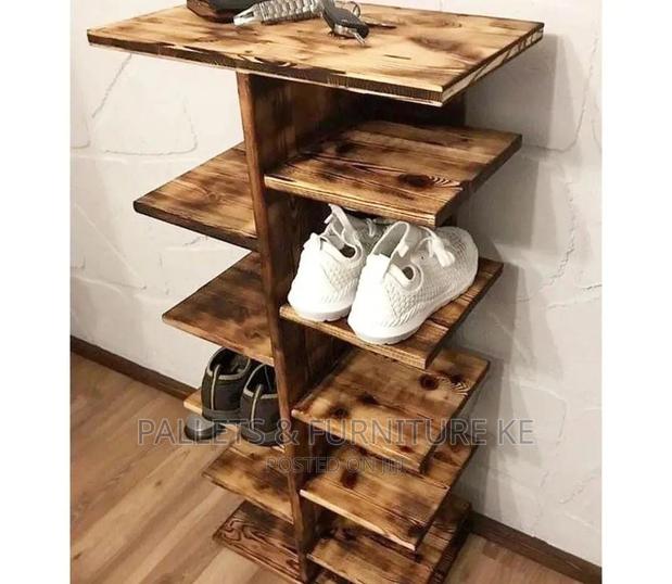 Shoe Shelf Organizer(Burned Effect) - main view