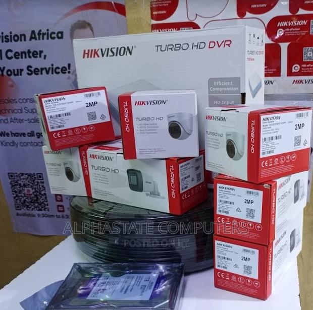 Hikvision 4 Channel CCTV CAMERA FULL Kit.Most Advanced