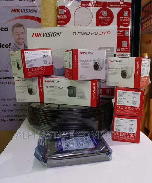 NEW 4 Channels CCTV CAMERA FULL Kit With Night Vision