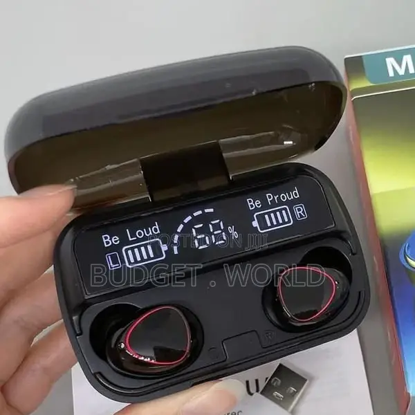 Bluetooth Earphones Earbuds With Charging Power Bank