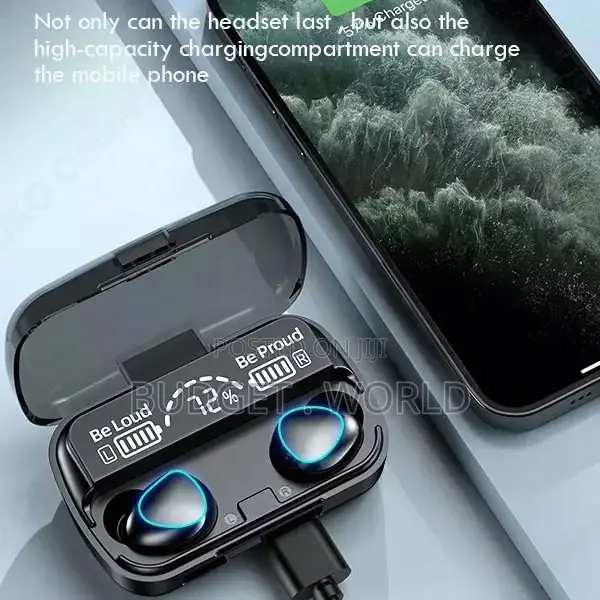 M10 TWS Wireless Headset Touch Control Bluetooth Earbuds