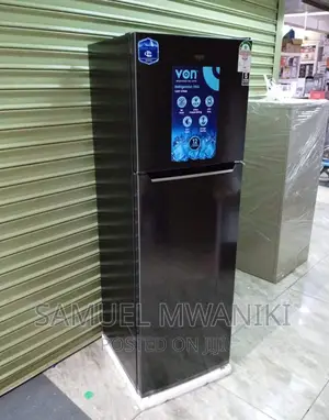Von Refrigerator 255 Liters Double Door No Frost - Silver