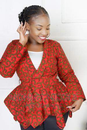Ankara Wrap Tops/ Breastfeeding Friendly Tops - main view