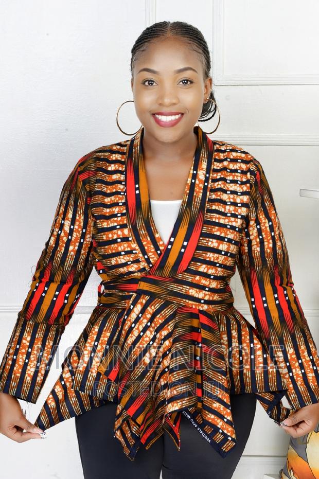 Ankara Wrap Tops/Breastfeeding Friendly Tops - main view