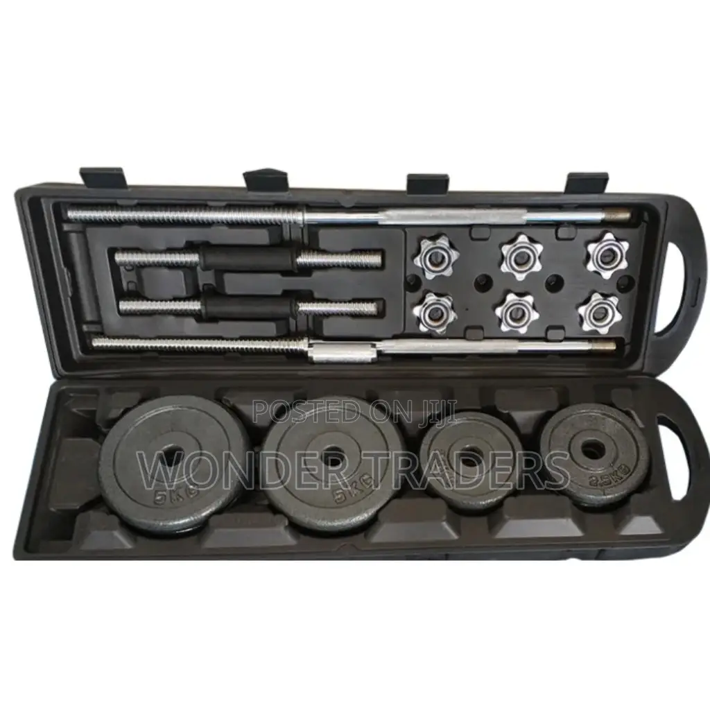 Adjustable Dumbbells 50kg Weightd With Case
