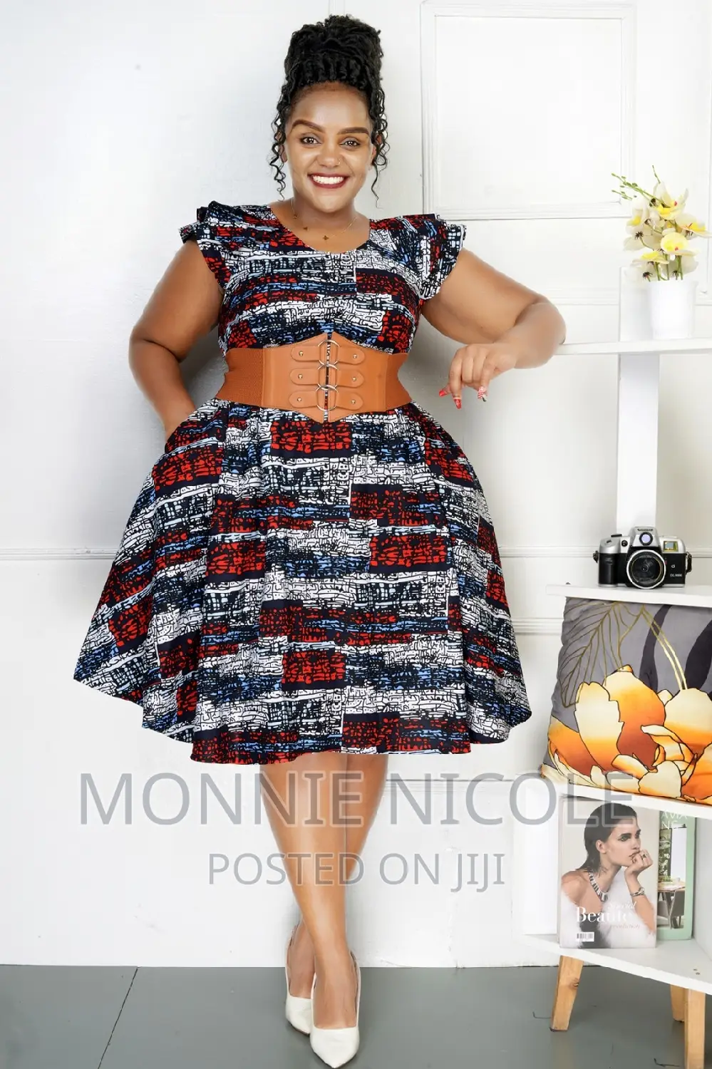 Ankara Fancy Free Size Dress/ Maternity Dress/ Mother's