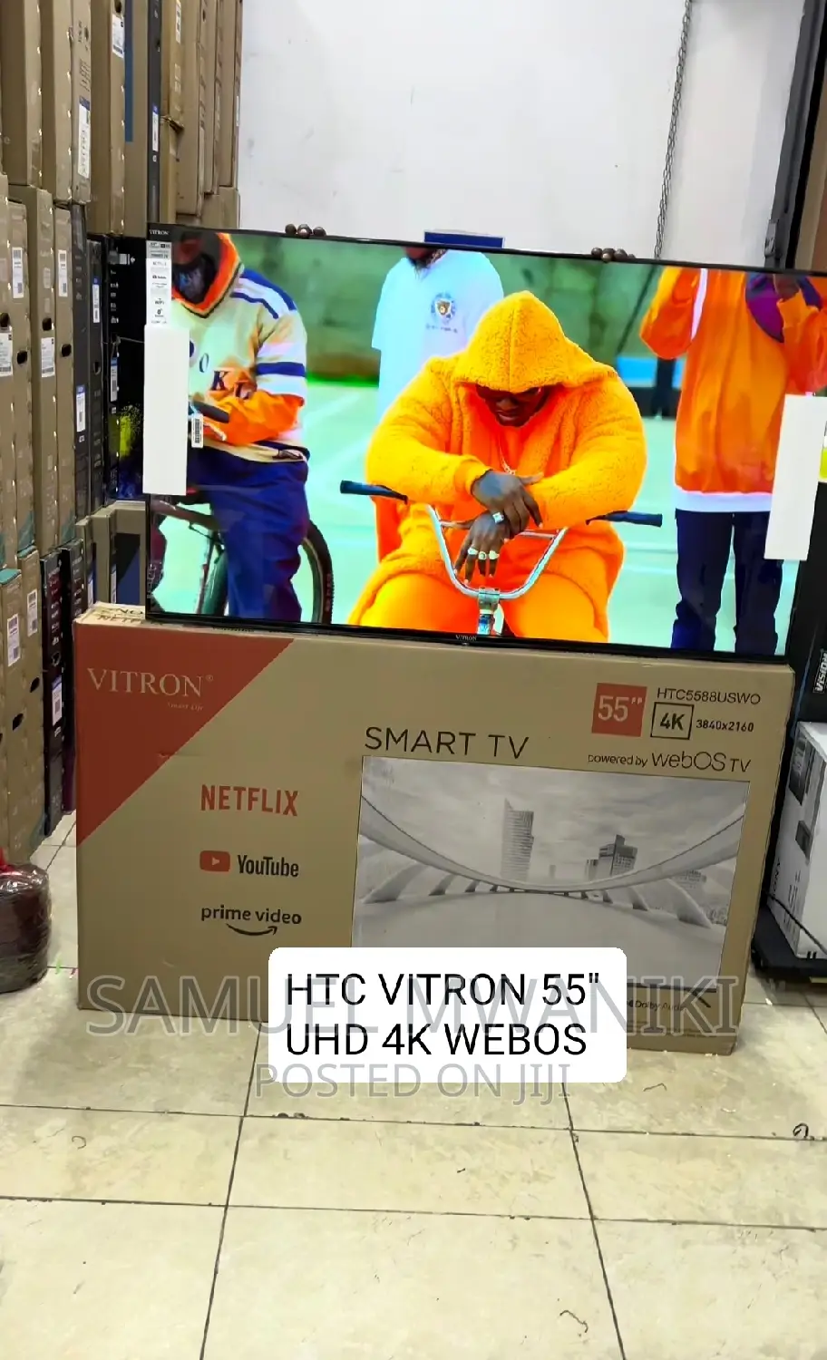 Vitron 55" Uhd Frameless Webos Smart Tv + Magic Remote