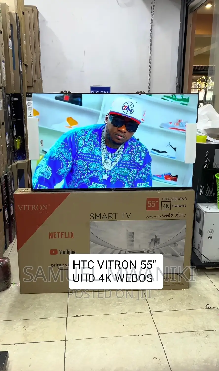 Vitron 55" Uhd Frameless Webos Smart Tv + Magic Remote