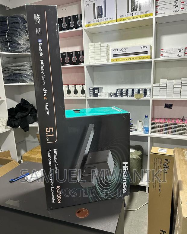 Hisense AX5100G 5.1ch Soundbar 340 Watts With Dolby Atmos