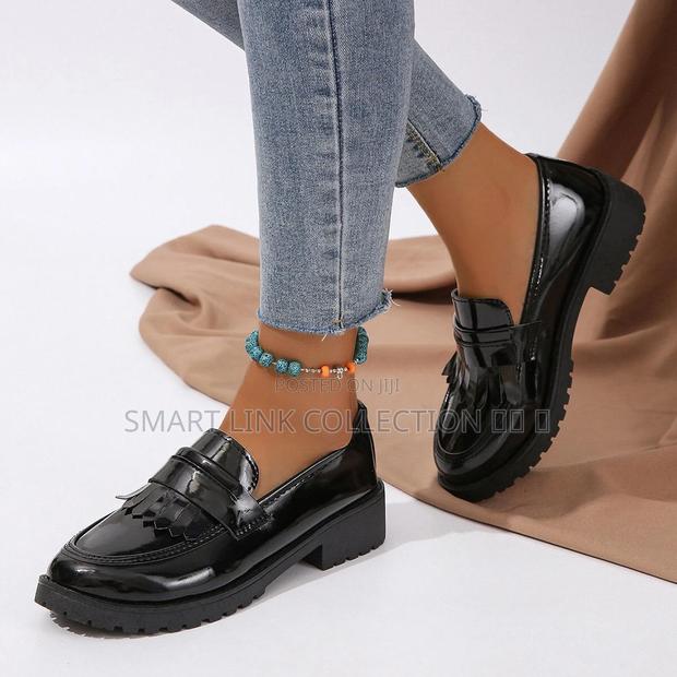 Double Sole Wet Look Brogues - thumbnail 4