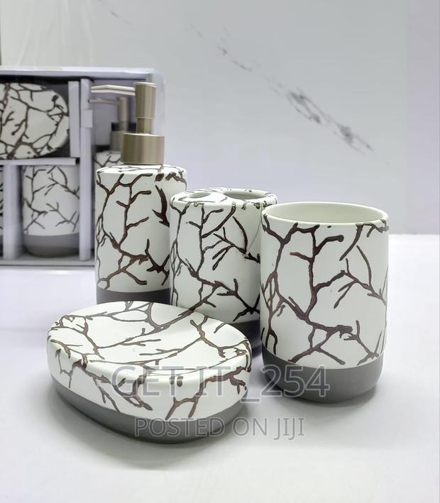 Marble Profile Ceramic 4in1 Bathroom Set - thumbnail 2