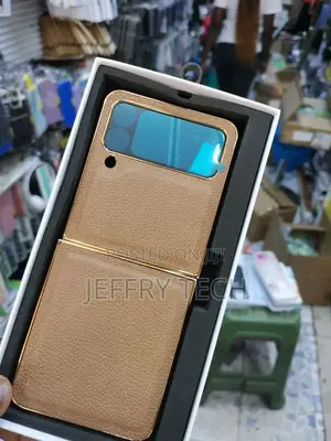 Premium Leather Case Samsung Z Flip 4 Case