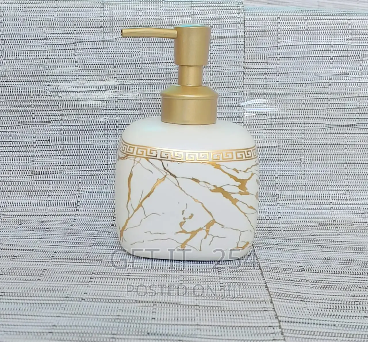 Cube Shape Ceramic Lotion / Soap Dispenser