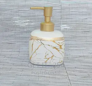 Cube Shape Ceramic Lotion / Soap Dispenser