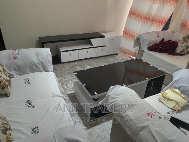 Glass Top Coffee Table+ 6ft Tv Stand - main view