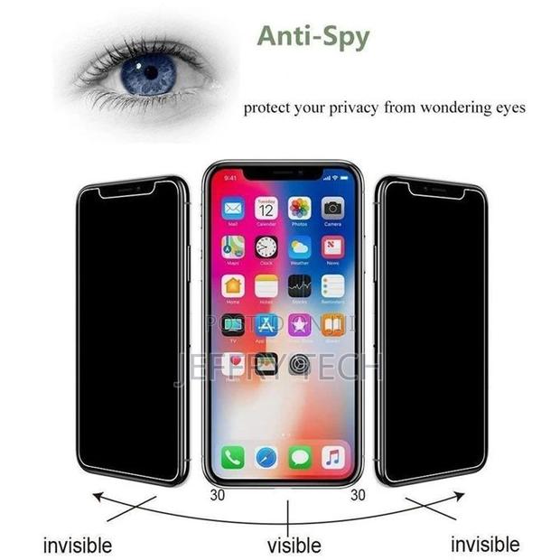 2PCS Anti-Spy Screen Protector for iPhone 14 Pro Tempered Gl - main view
