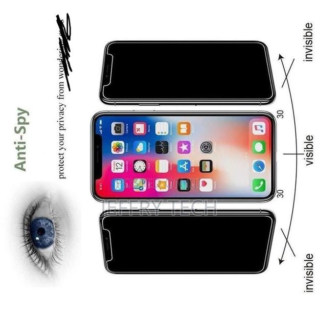 2PCS Anti-Spy Screen Protector for iPhone 14 Pro Tempered Gl - thumbnail 3