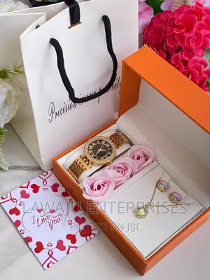 Gold Floral Gift Set